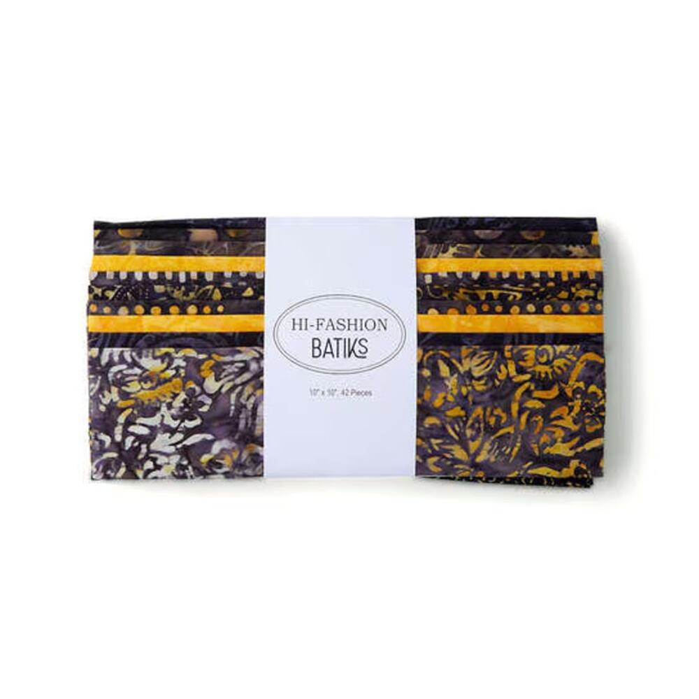 Honeybee Batiks Layer Cake by Hi Fashion Batiks